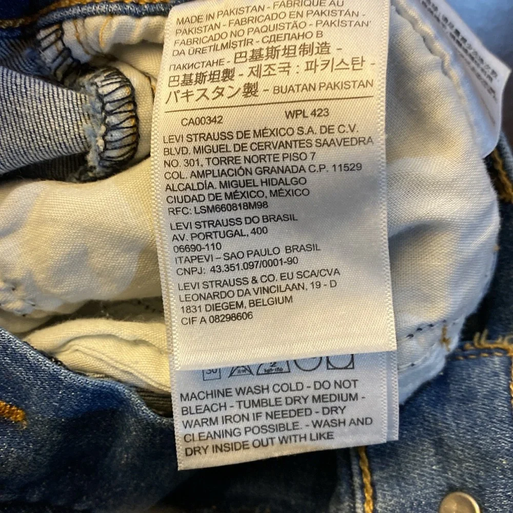 Levi’s 720 High-Rise Super Skinny Distressed Jeans  - Size 31✨ - Picture 9 of 14